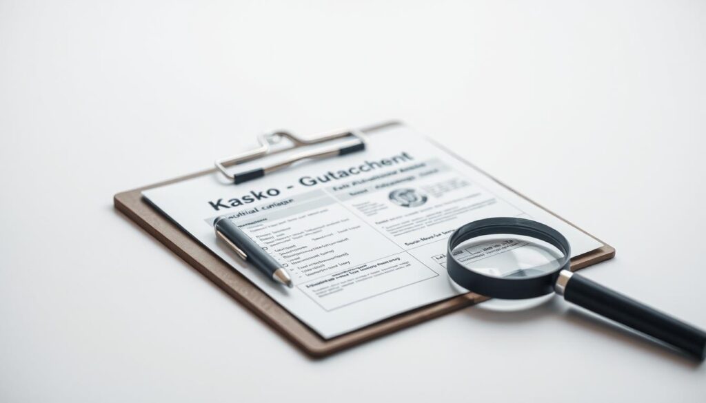 Kasko Schaden Reparaturbewertung durch Experten