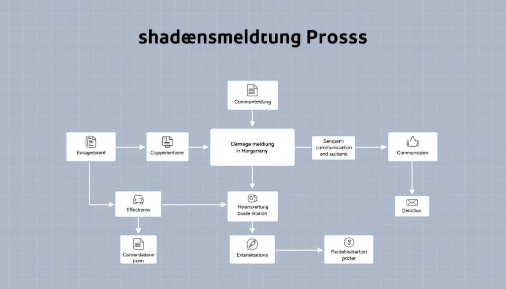 Schadensmeldung Prozess